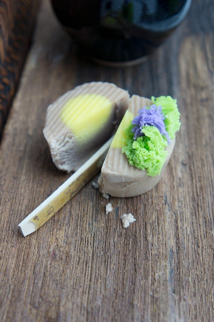 Chestnut wagashi (kuri) from Japan