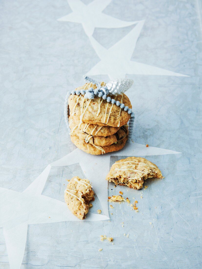 Vegane Schoko-Cookies zu Weihnachten