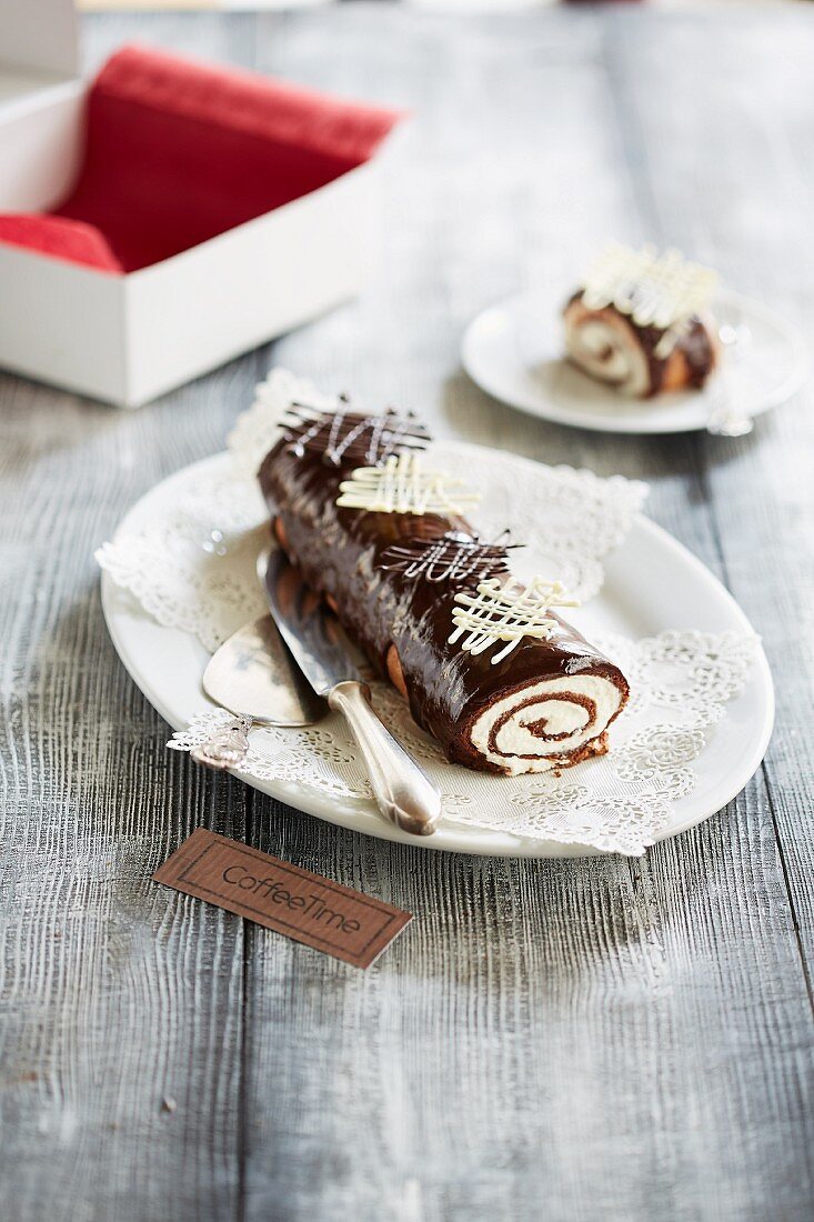 Chocolate Swiss roll