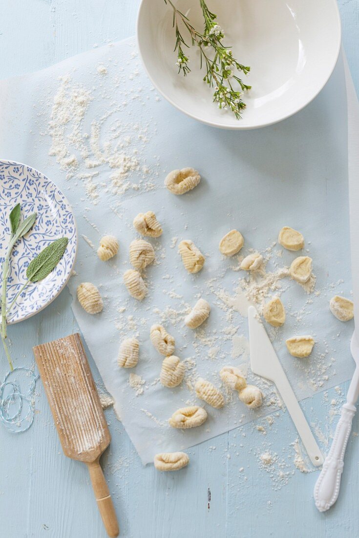 Selbstgemachte Ricotta-Gnocchi