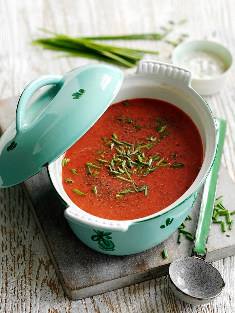 Rote-Bete-Suppe mit Möhren