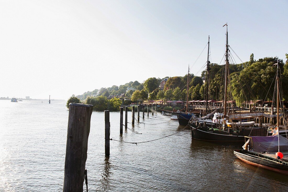 The Övelgönne museum harbour, Hamburg