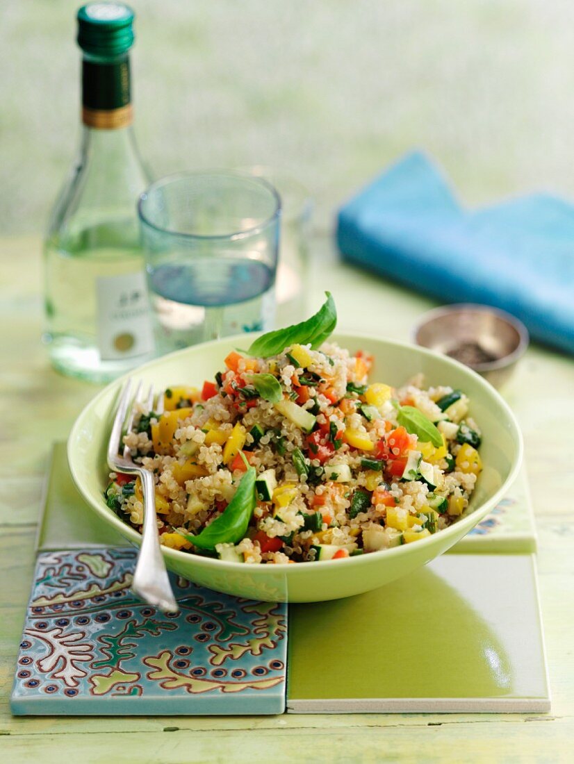 Quinoa pilau with vegetables