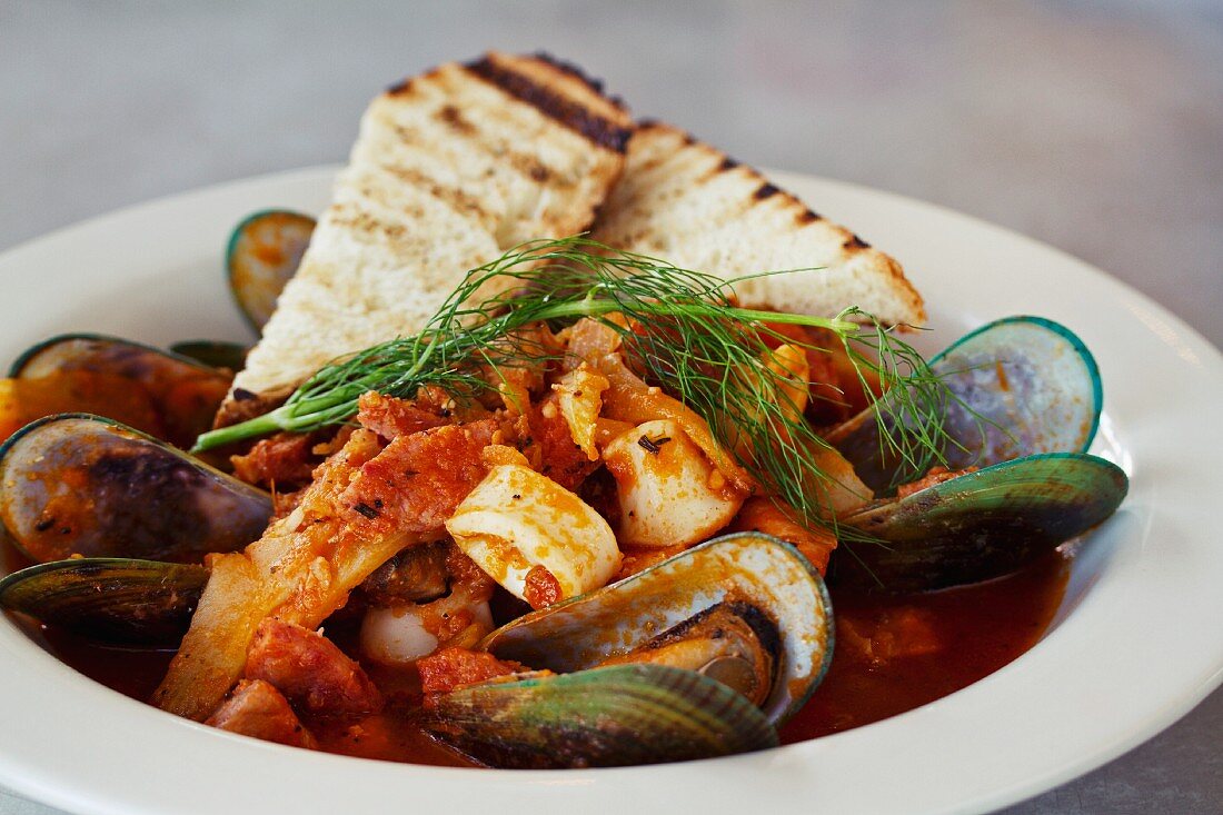 Cioppino (fish stew, California)