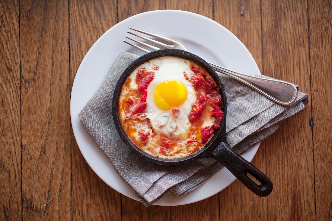 Shakshuka (Tunisian egg dish)