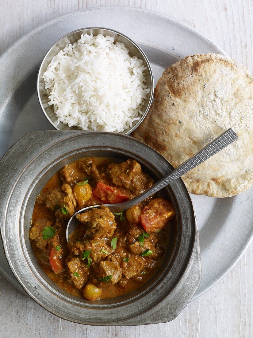 Lamb Rogan Josh (spicy lamb dish, Persia)