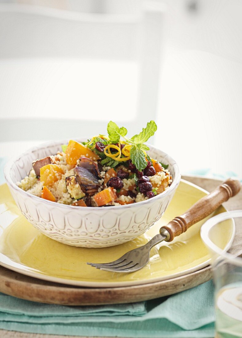 Couscous and vegetable salad