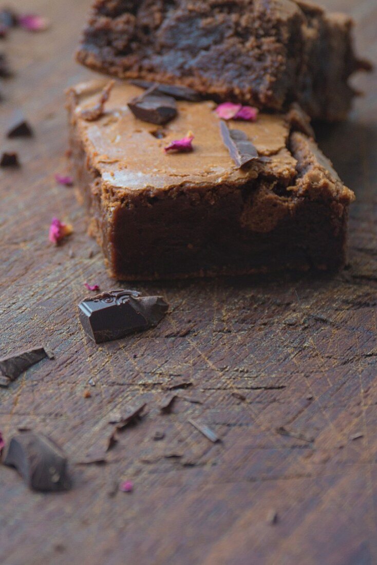 Brownies and chocolate