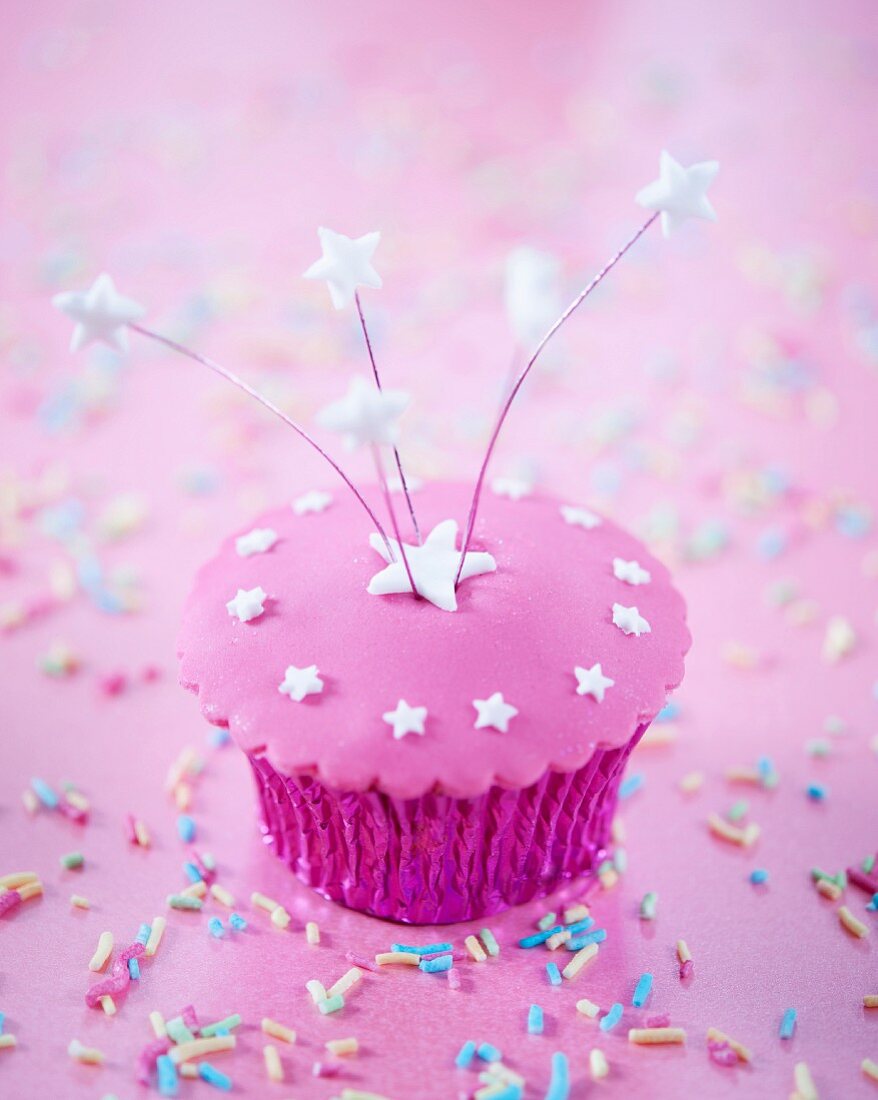 Sternen-Cupcake