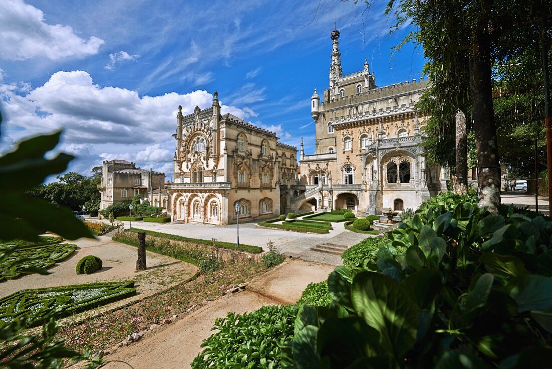 The'Palace Hotel Bussaco', a magnificent 19th century building, Portugal