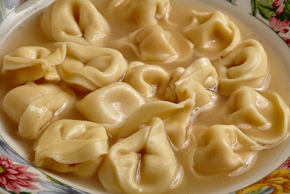 Tortellini in Brodo (Tortellinisuppe, Italien)