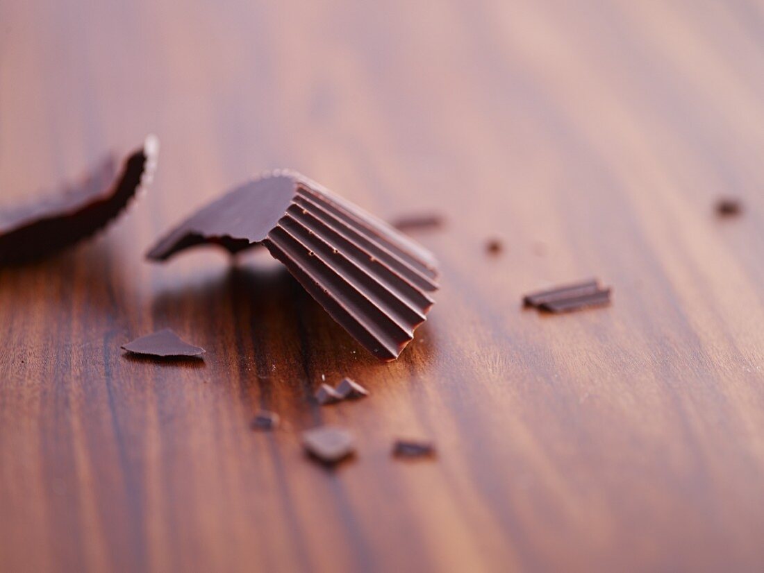 Zerbrochenes Schokoladenförmchen