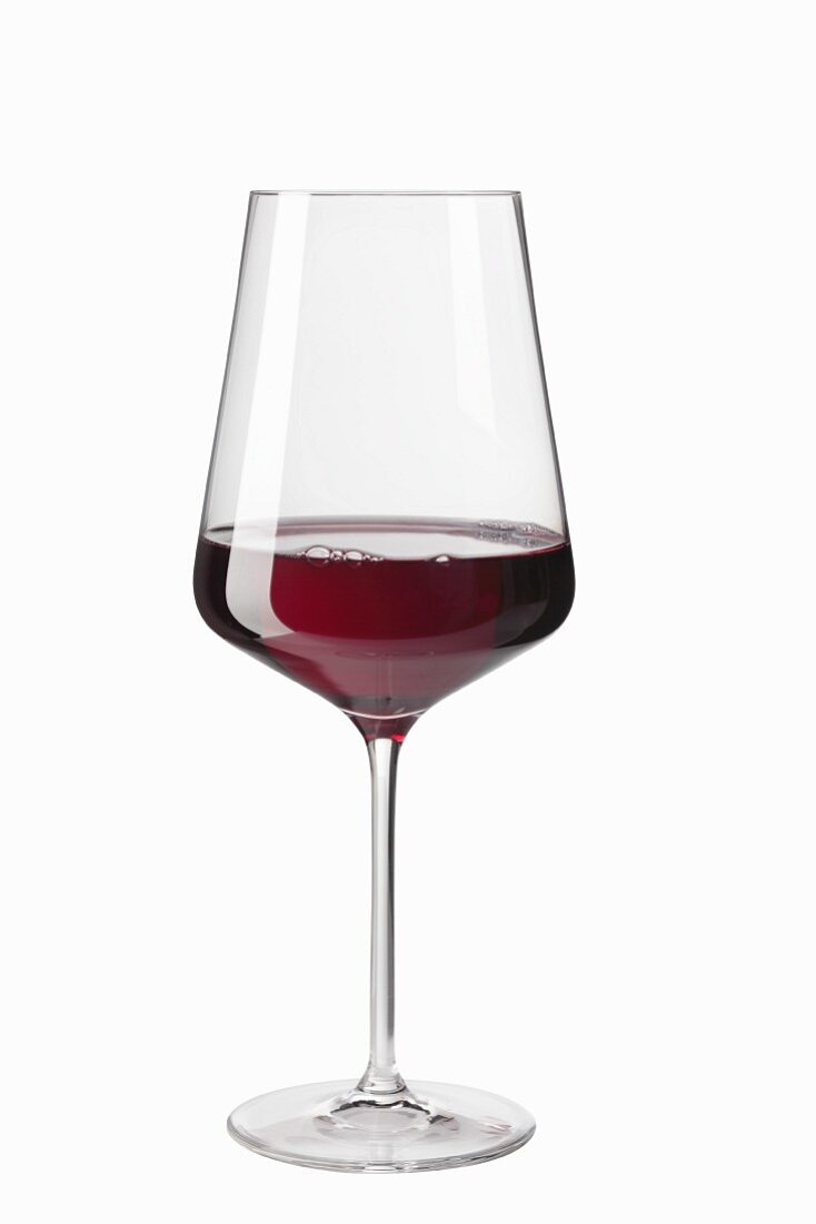 A glass of Bordeaux
