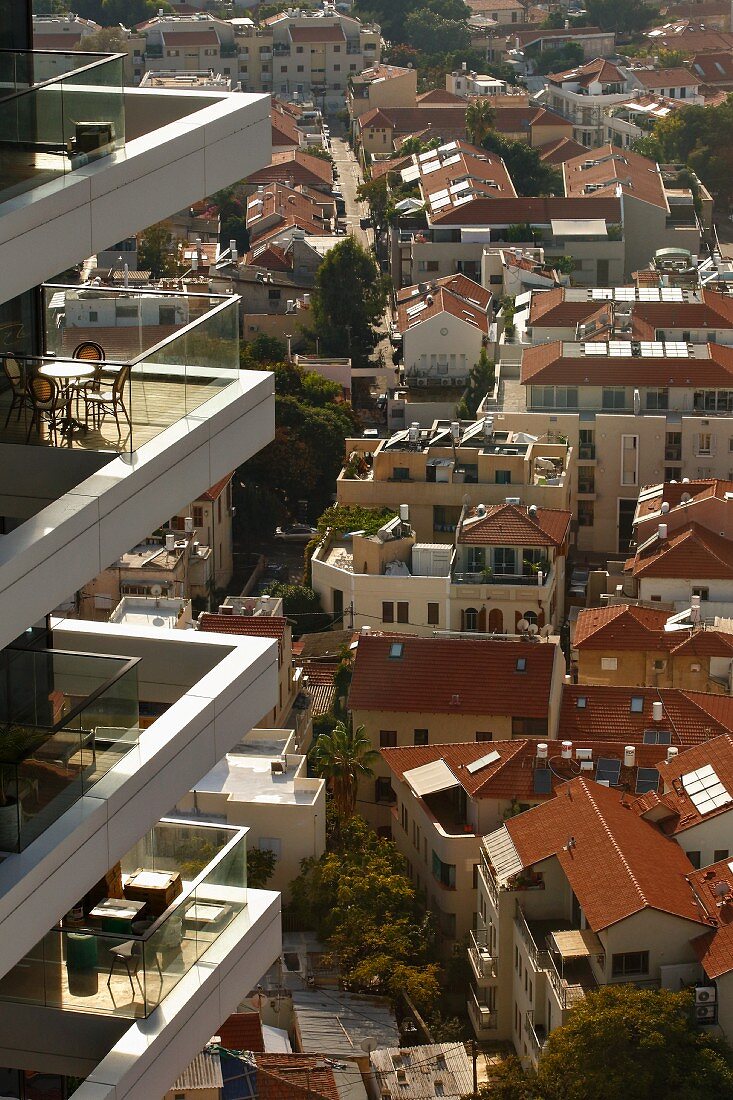 A view of the Neve Zedek quarter, Tel Aviv