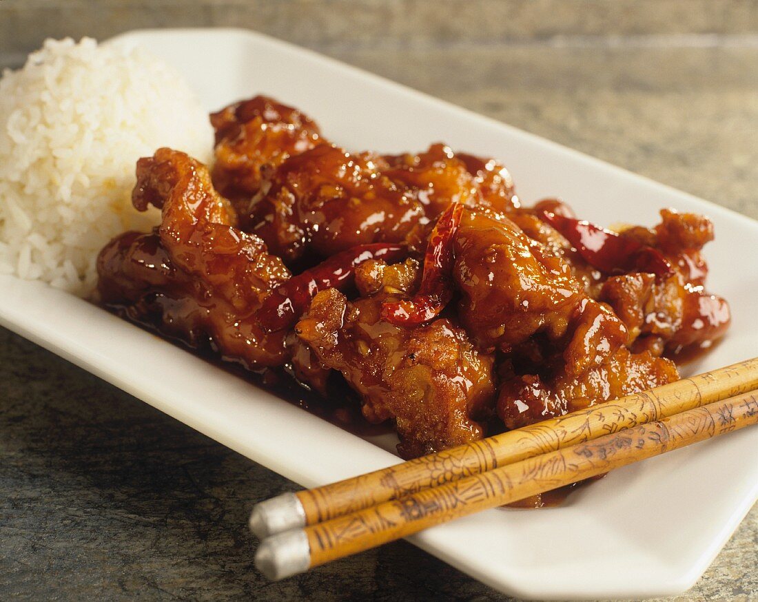 General Tso Chicken(sweet-and-sour chicken, China)