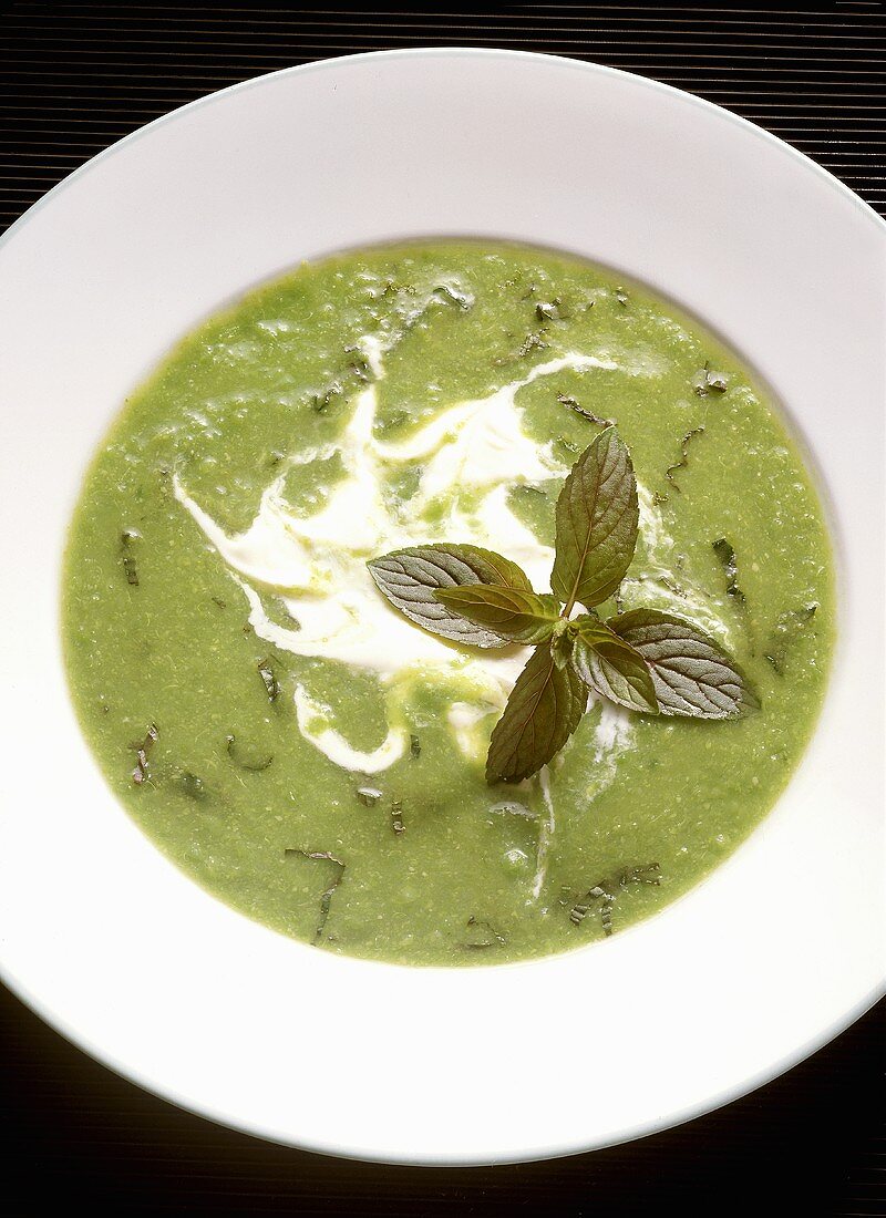 Pea Soup with Mint