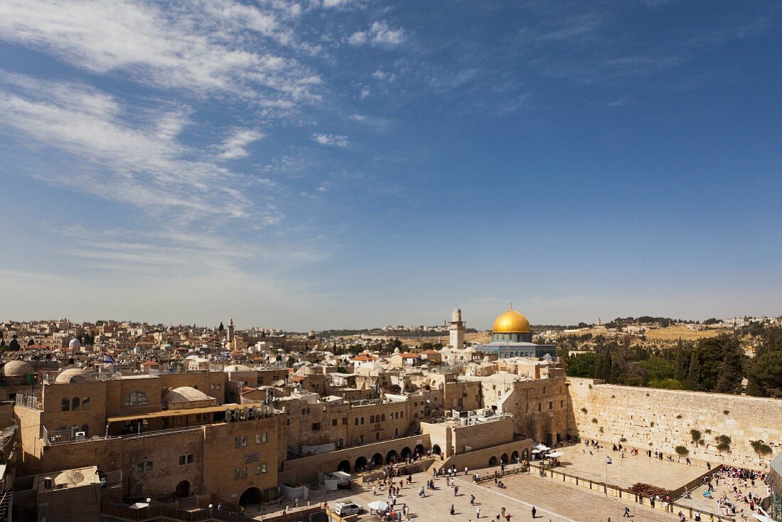 Traumhafter Blick über Jerusalem, Israel