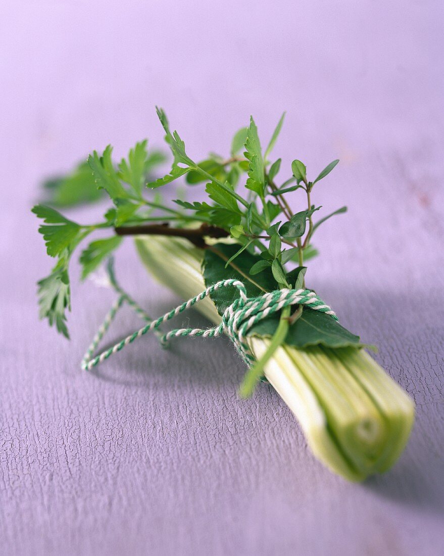 Bouquet Garni mit Lauch