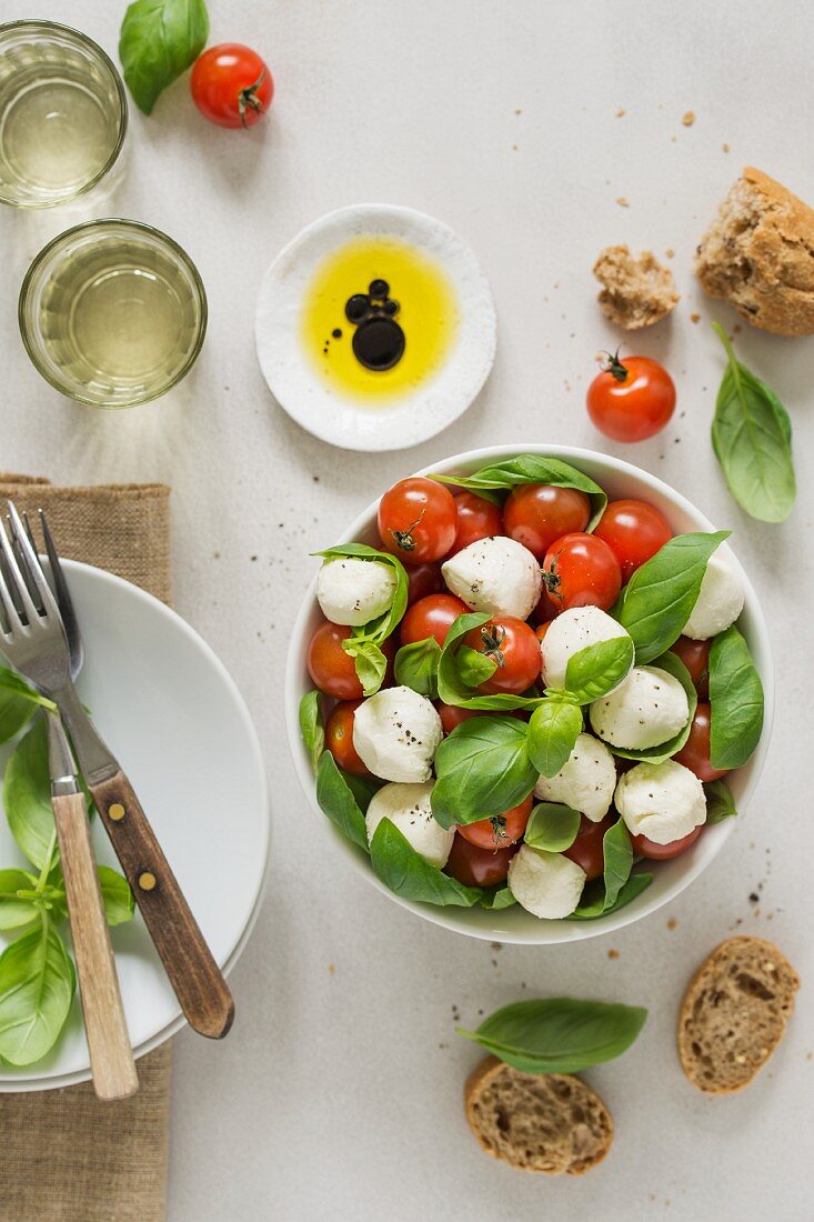 Caprese-Salat aus Italien