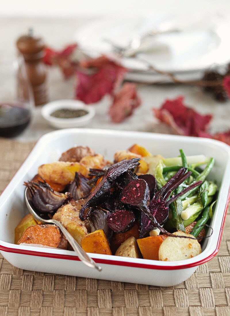 Roasted mixed vegetables