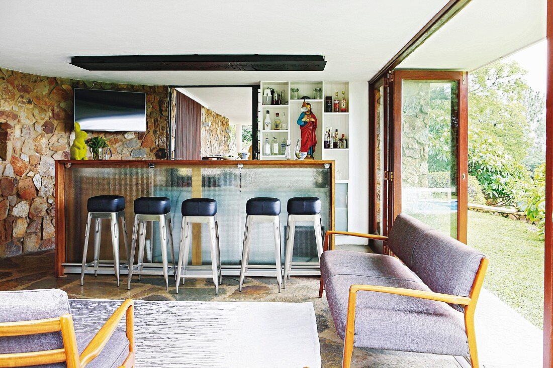 50's style bar stools