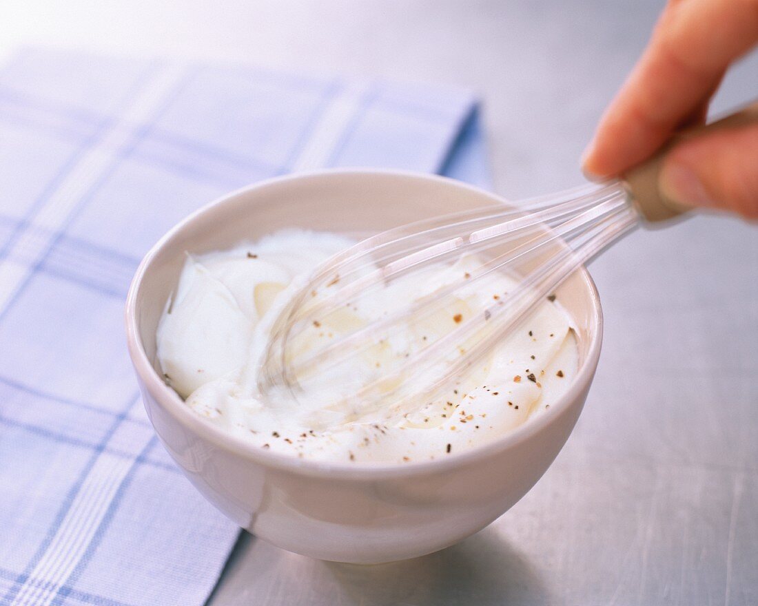 Joghurt glattrühren