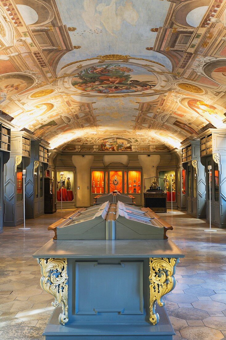 A hall in the Neue Residenz, Passau