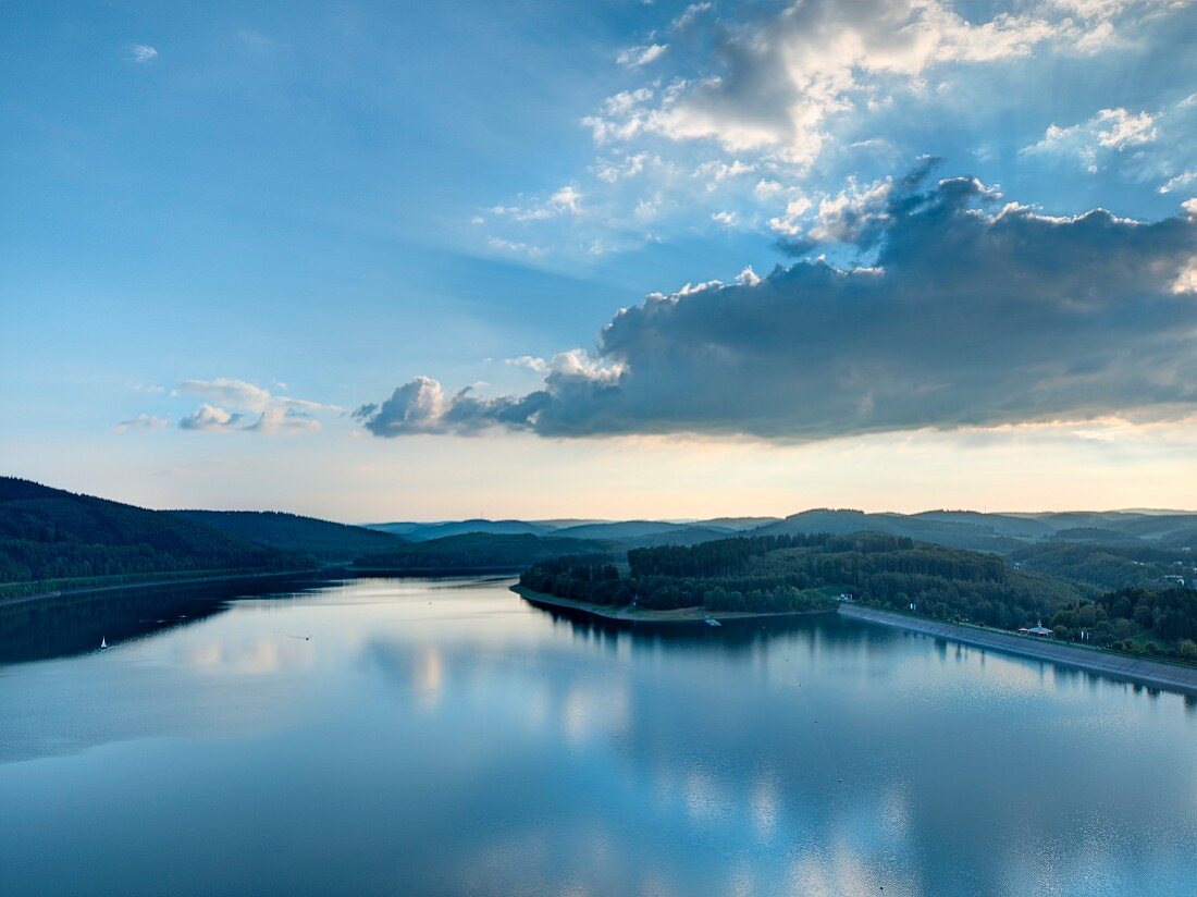 Biggesee reservoir, North Rhine Westphalia