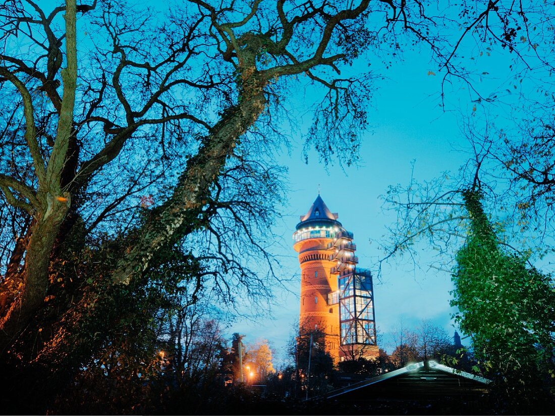 Der Wasserturm in Mülheim, Ruhrgebiet, Nordrhein-Westfalen