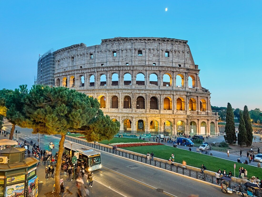 Das imposante Kolosseum, Rom