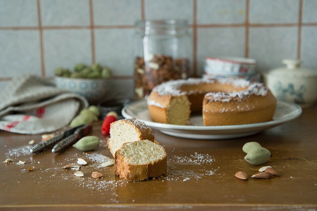 Mandel-Zitronen-Kuchen