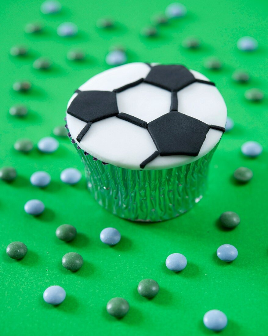 Fussball-Cupcake