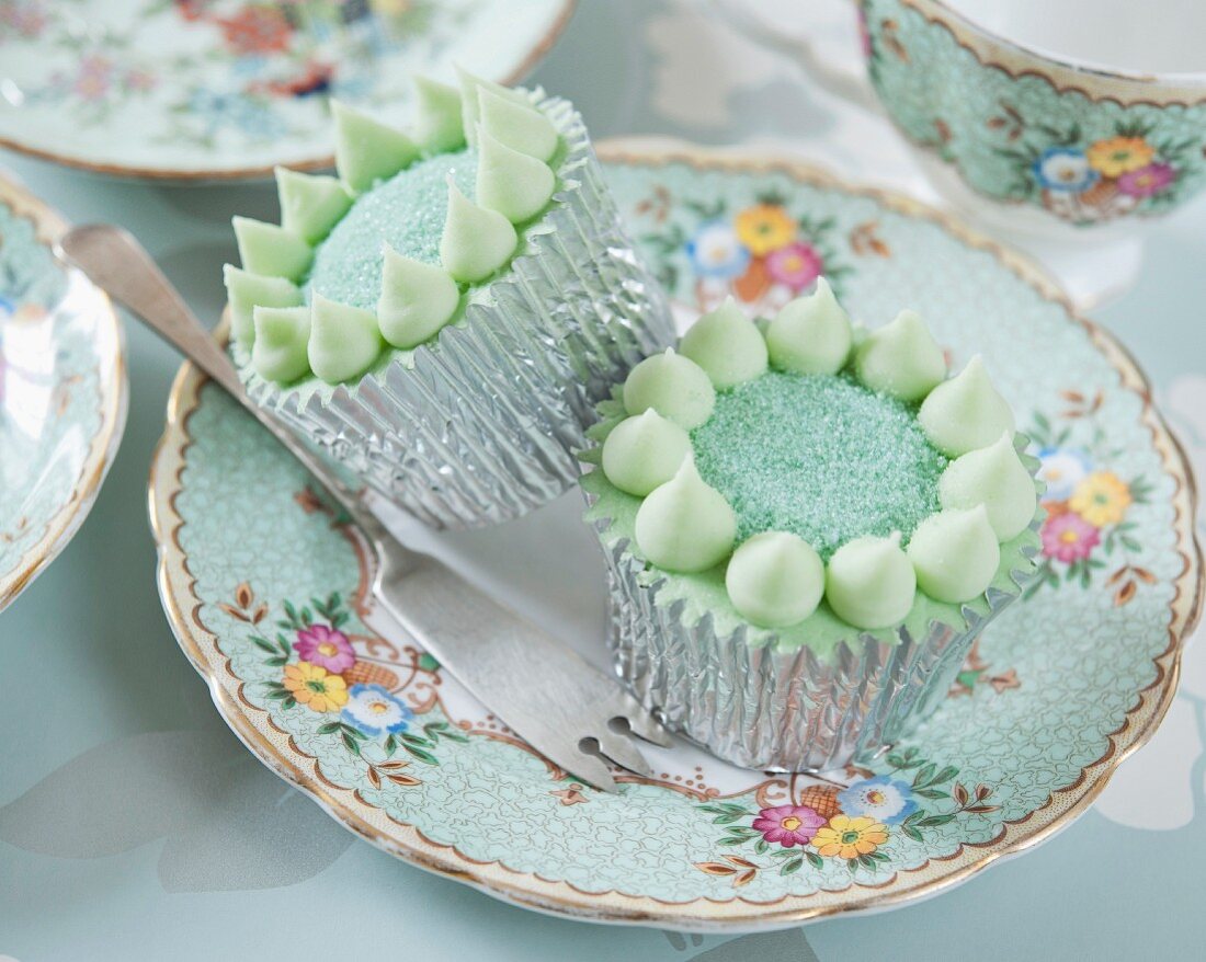 Limetten-Cupcakes