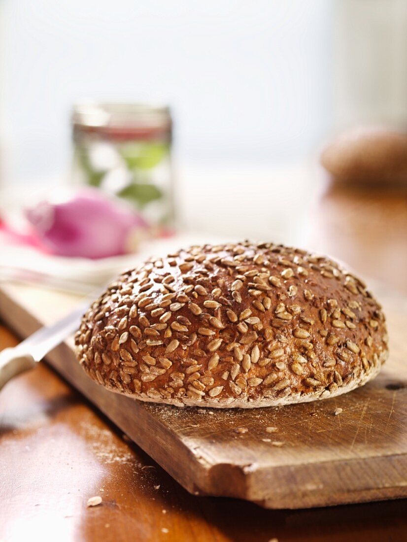 Fiakerbrot mit Sonnenblumenkernen