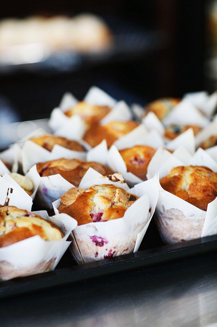 Berry muffins in Noosa