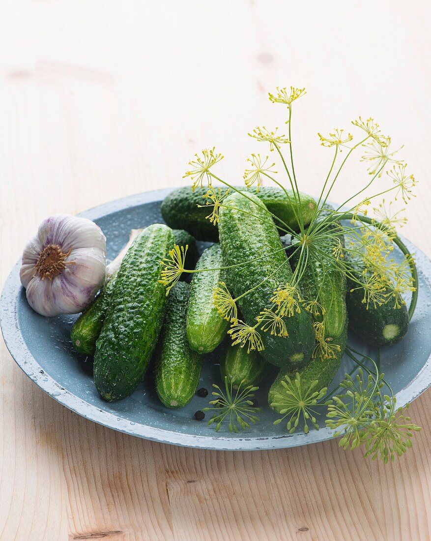 Gherkins and dill