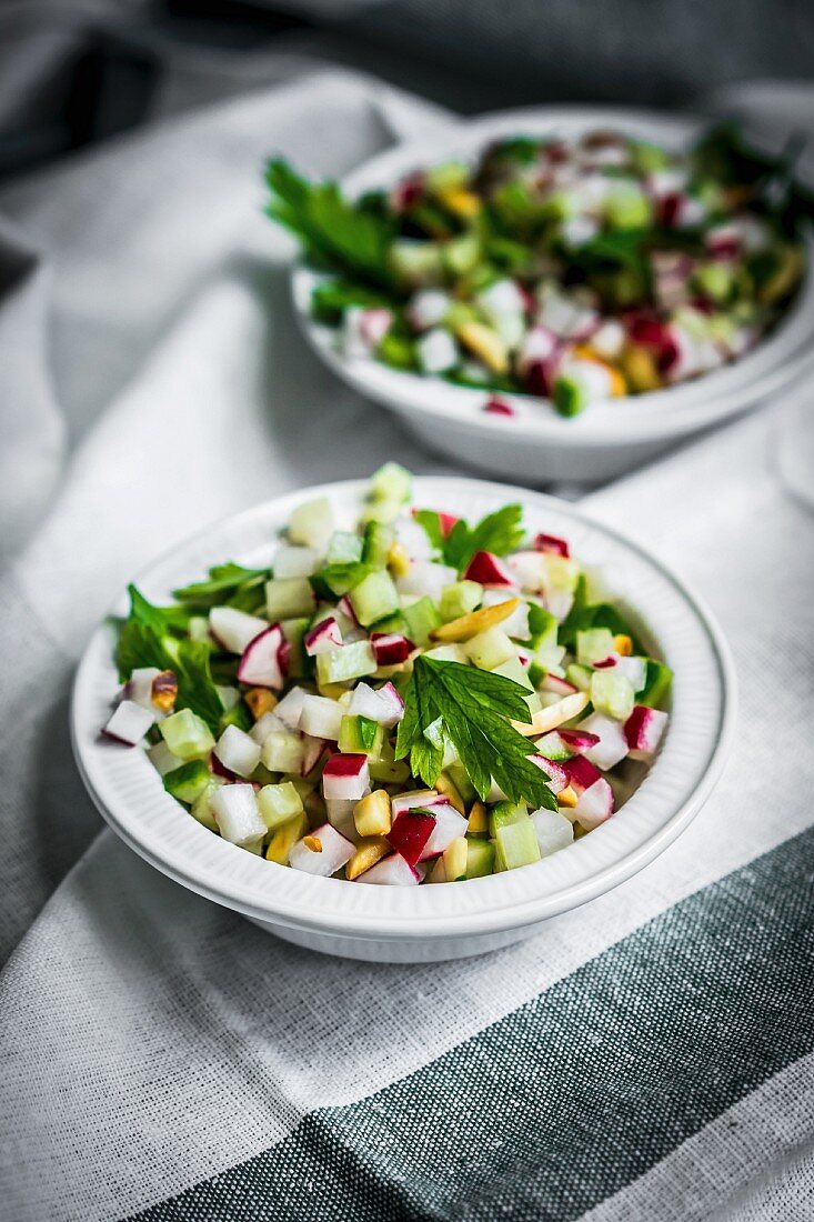 Vegetable salad (vegan)