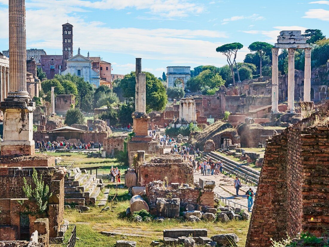 Das Forum Romanum, Rom