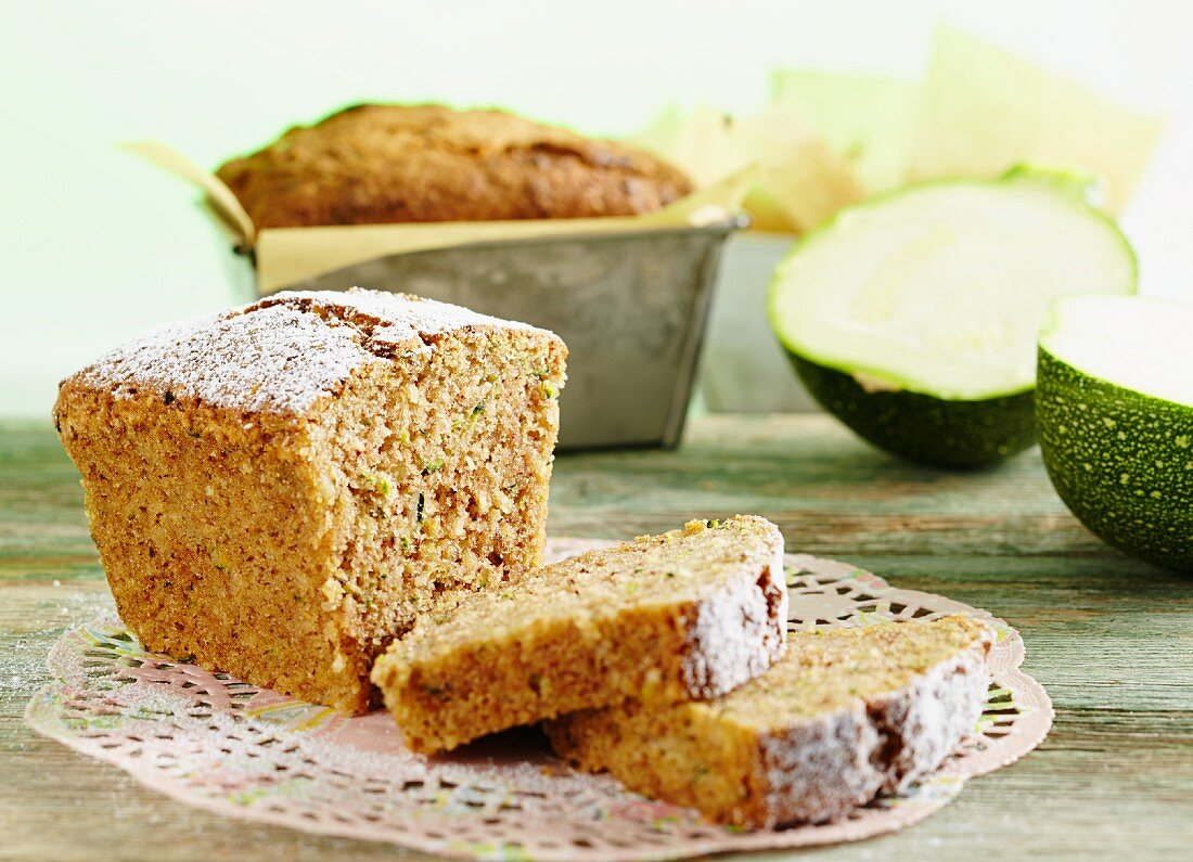 Courgette and nut cake