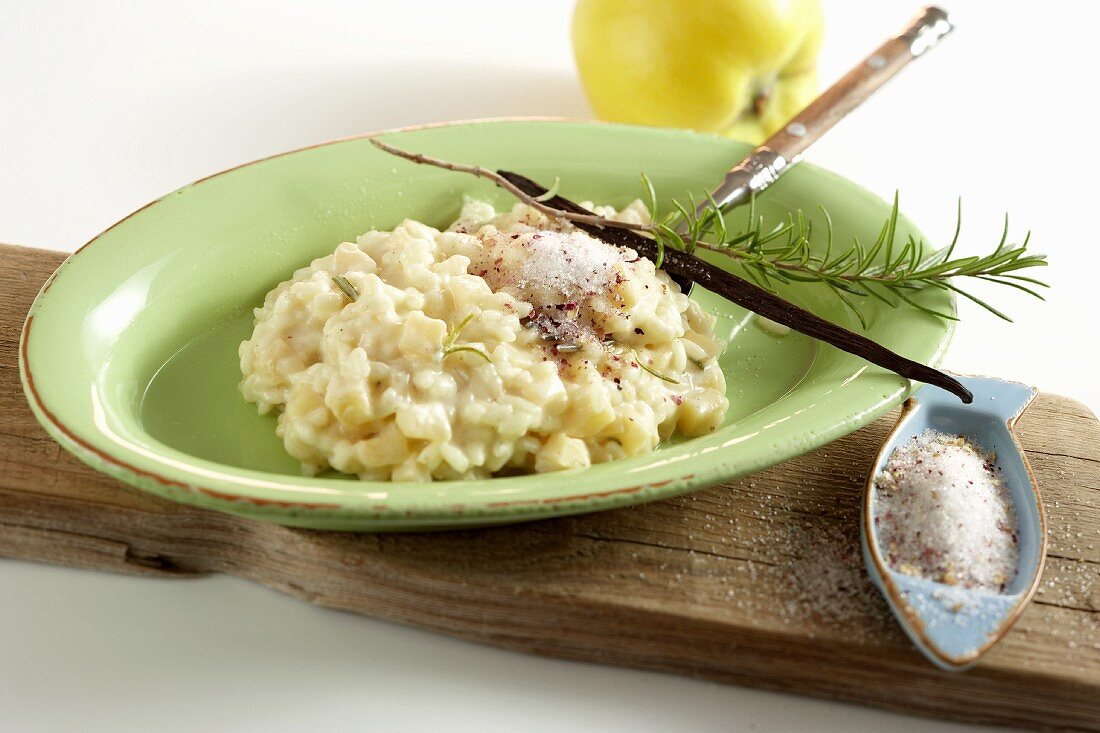 Süsses Quitten-Risotto