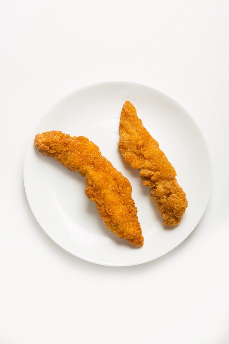 Crispy chicken goujons