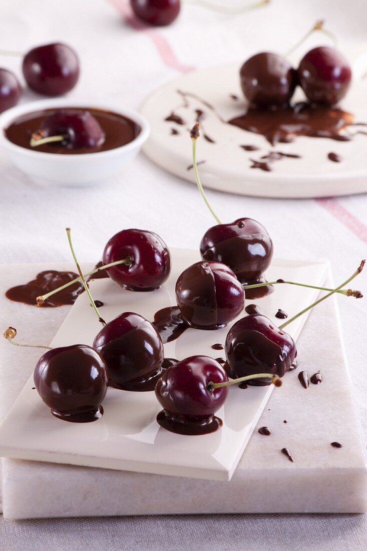 Chocolate covered cherries