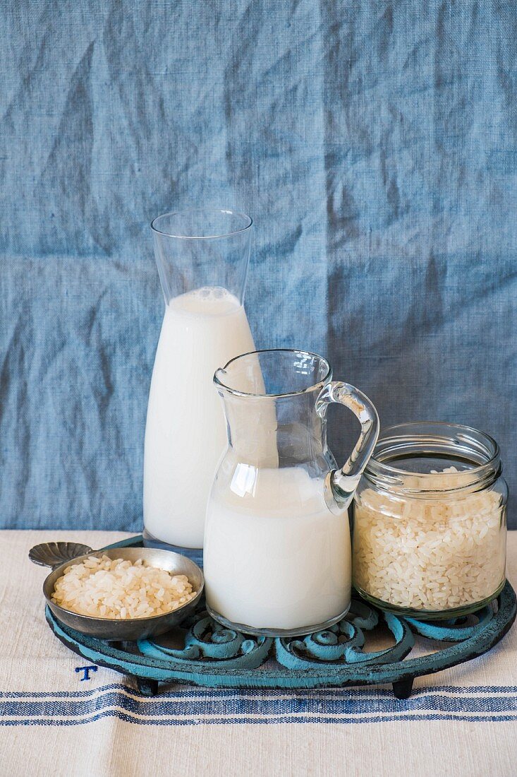 Reis und Reisdrink
