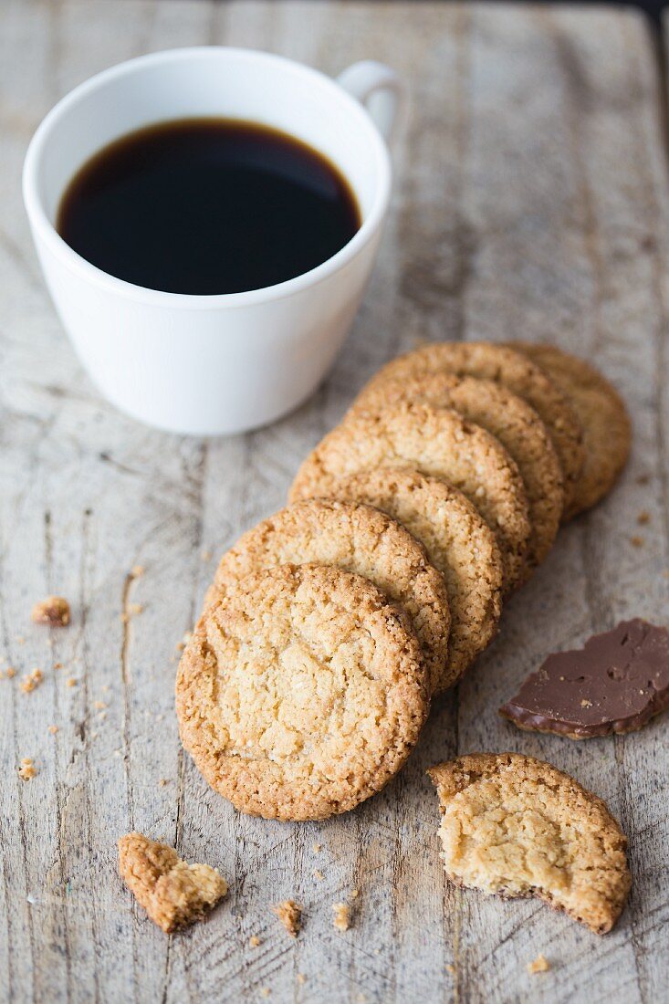 Biscuits and coffee