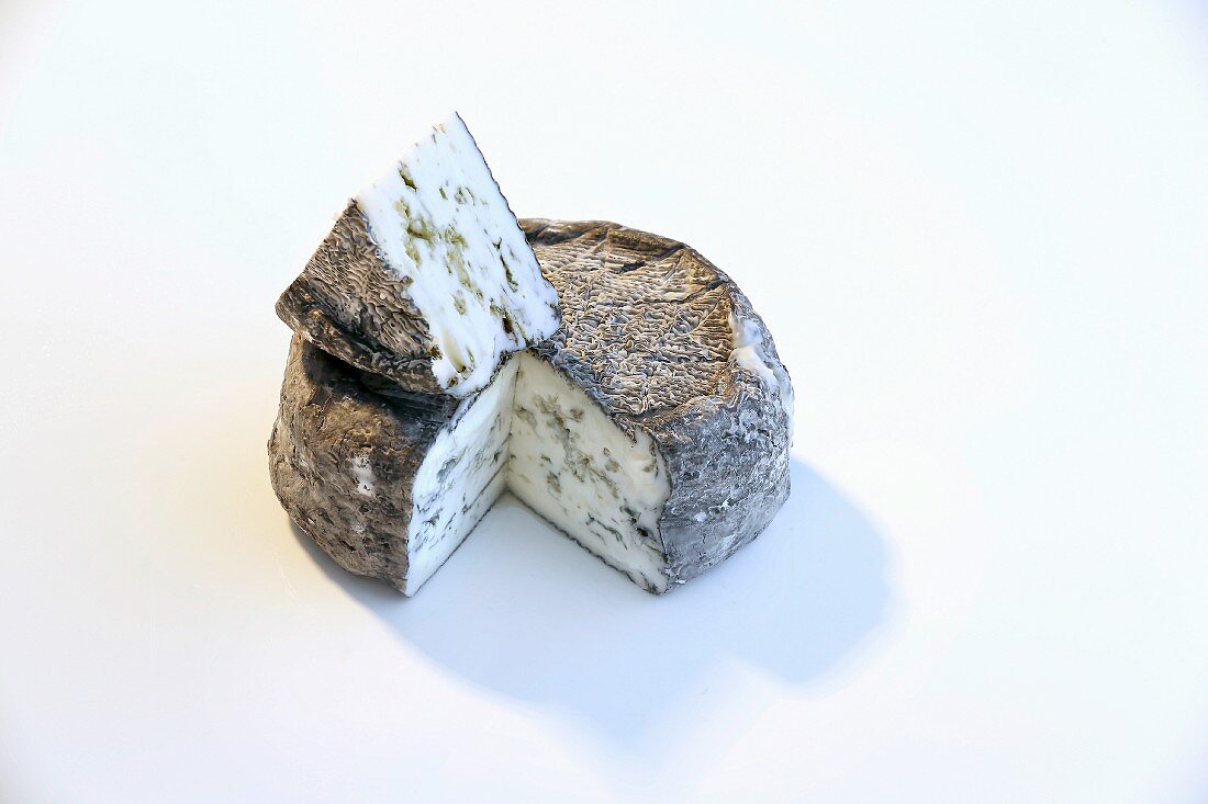 Chevre Bleu D Argental (goat's cheese from Burgundy)