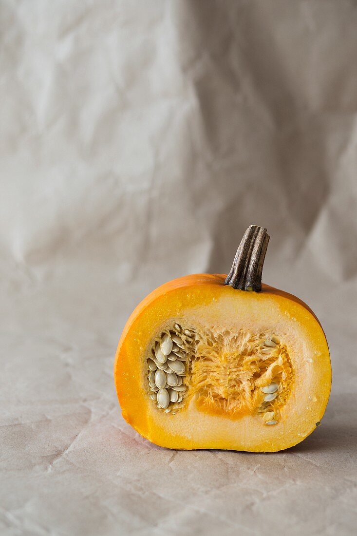 Half a pumpkin