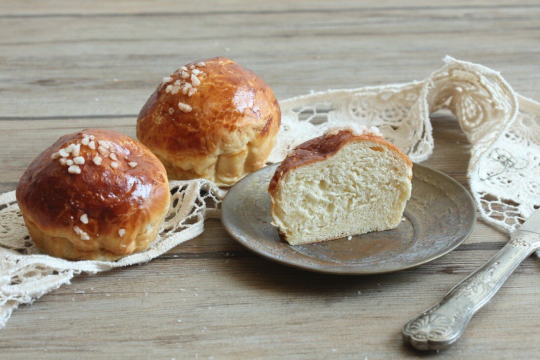 Milkbread sugar buns