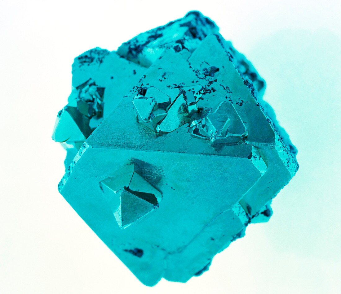 Iron pyrite crystal