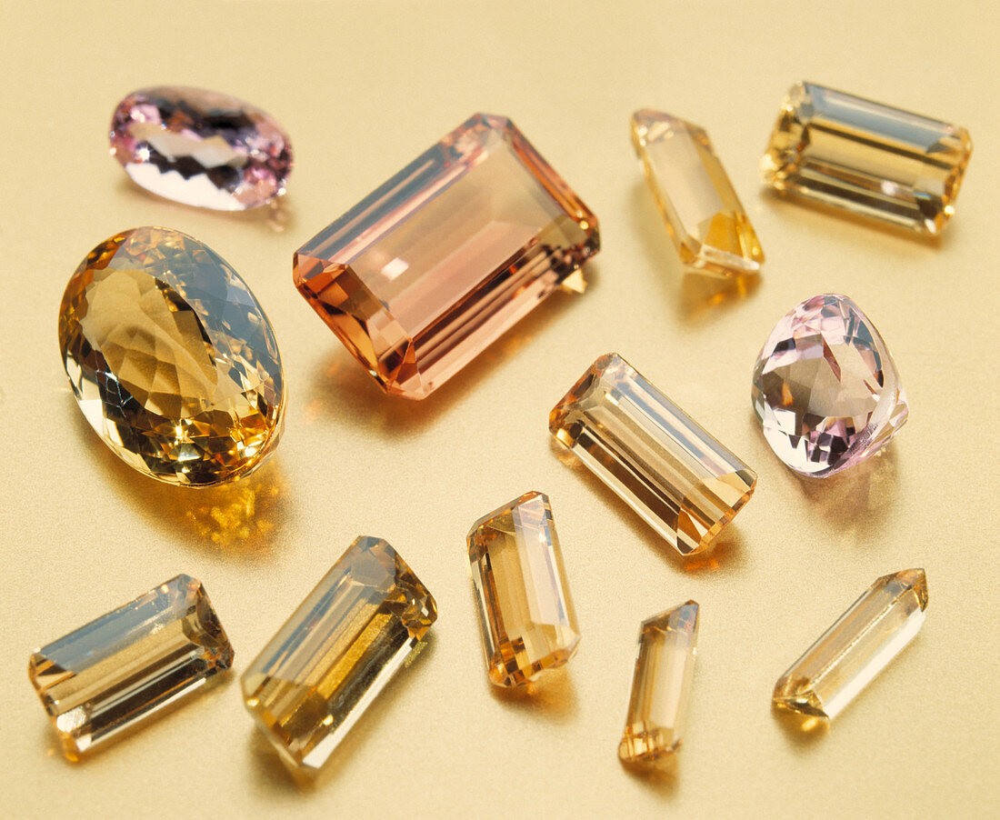 Topaz gemstones