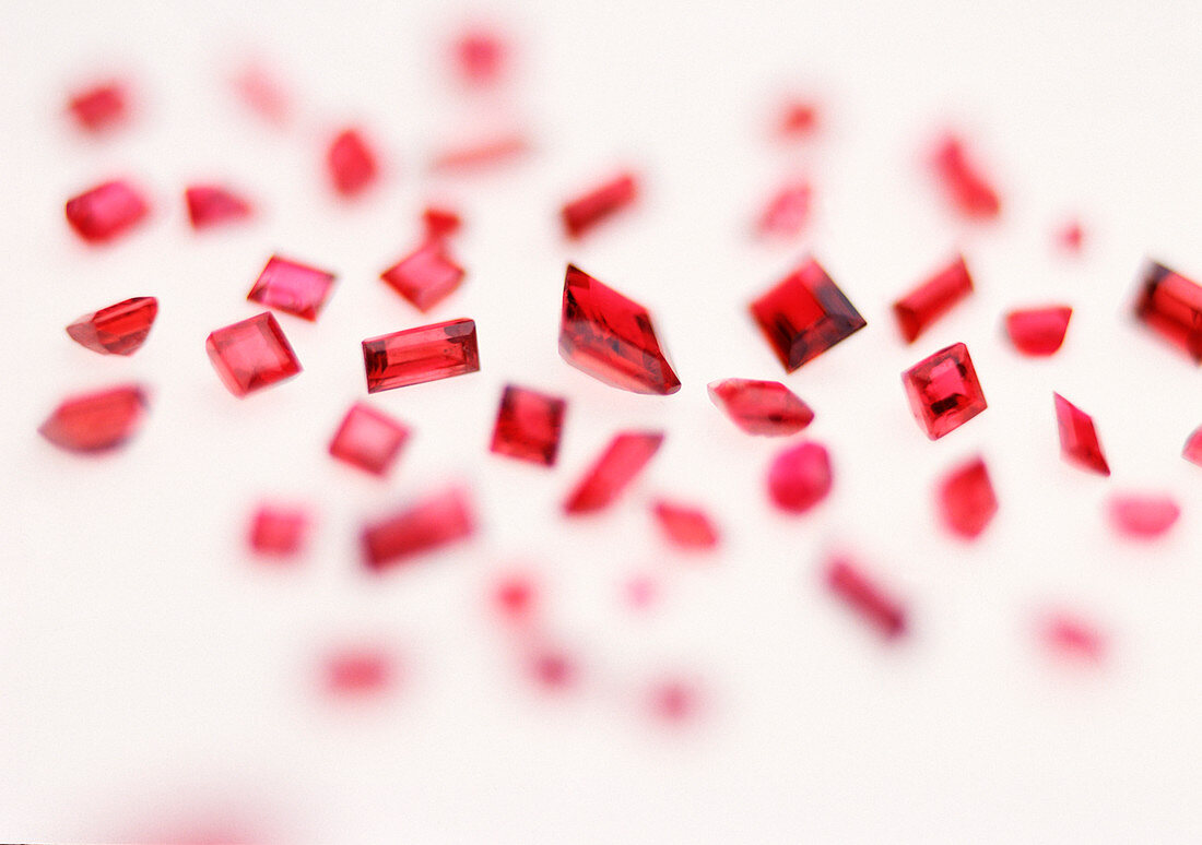 Ruby gemstones